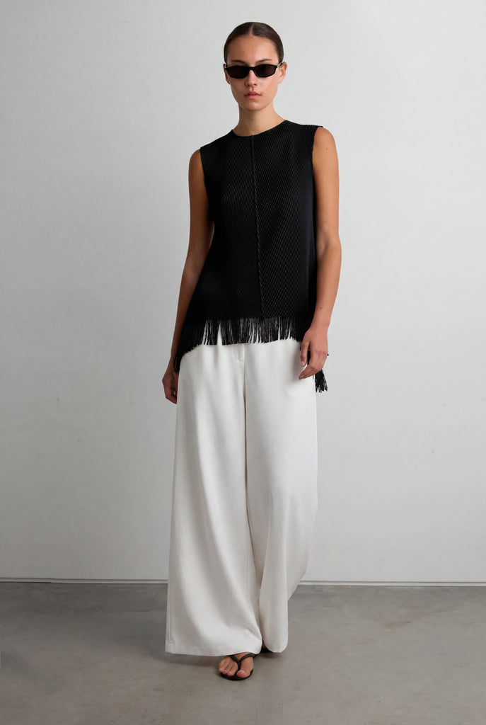 Hem Fringe Top | OAK + FORT – OAK + FORT USA