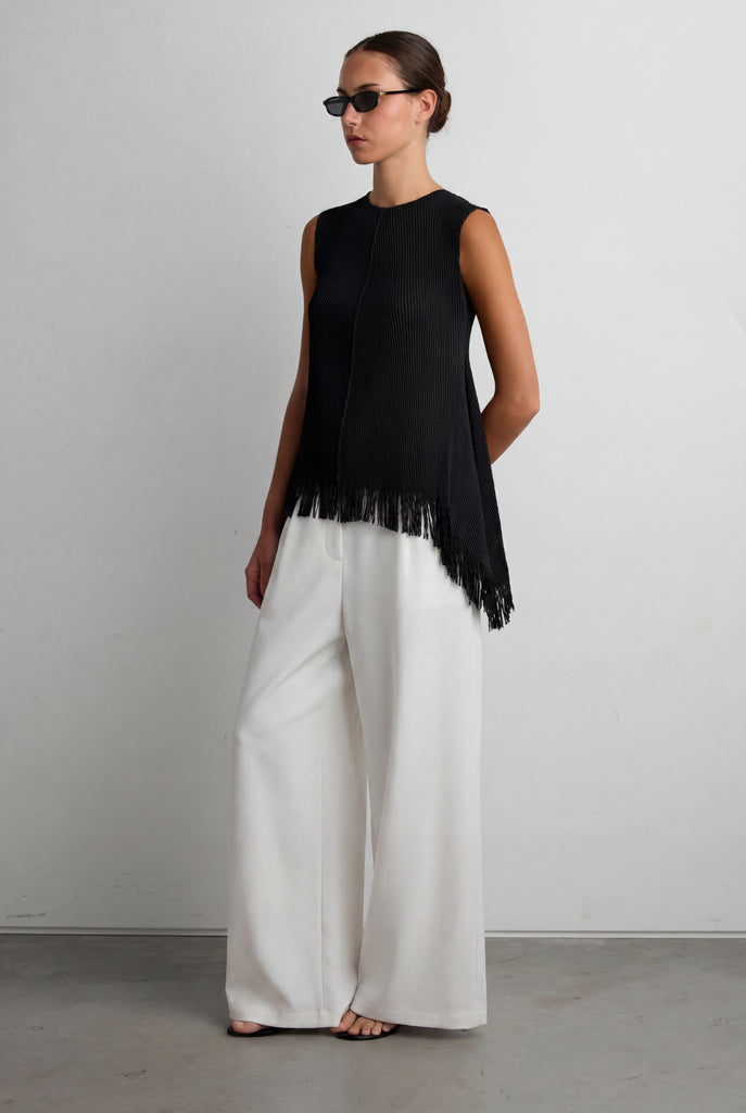 Hem Fringe Top | OAK + FORT – OAK + FORT USA