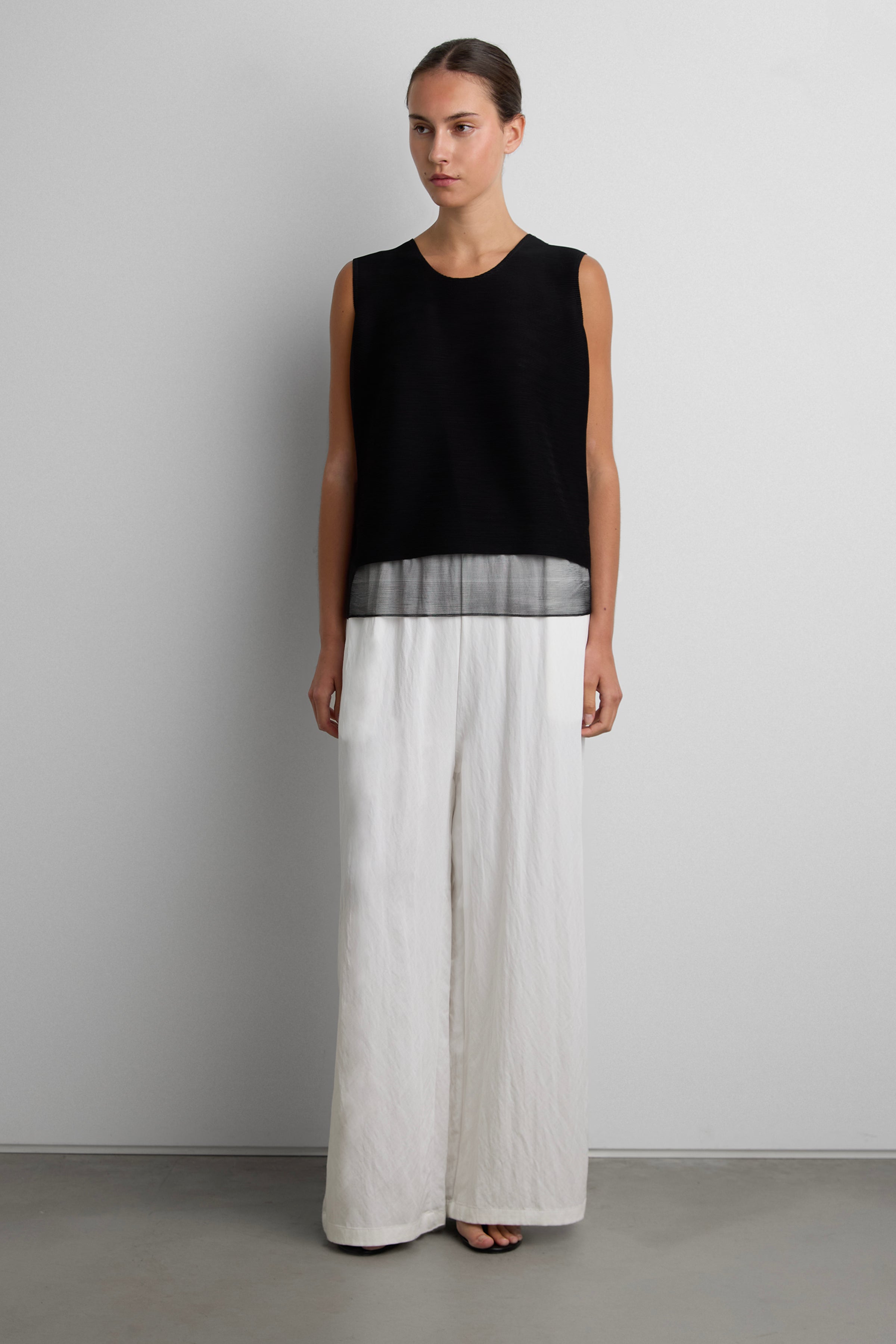 Oversized Plisse Top | OAK + FORT – OAK + FORT USA