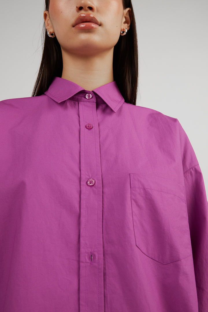 COTTON POPLIN SHIRT