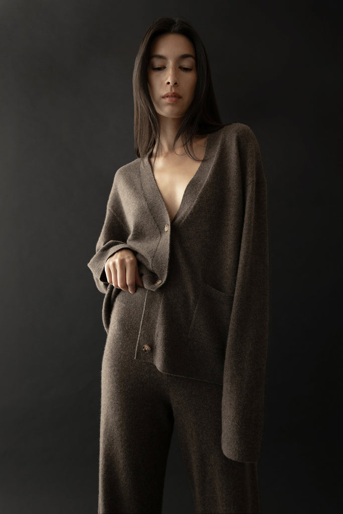 100% Cashmere Cardigan | OAK + FORT – OAK + FORT USA