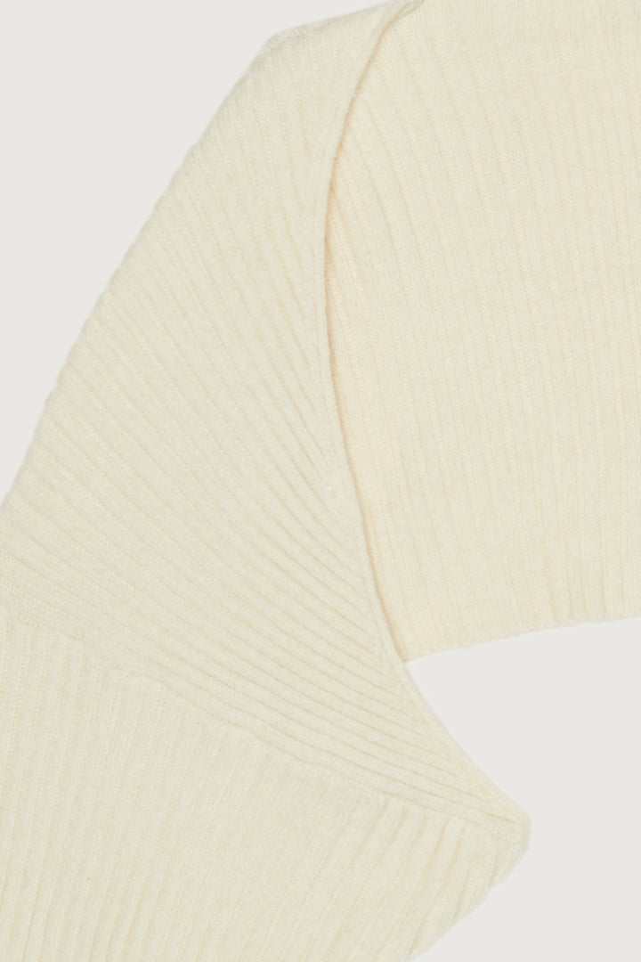 CHUNKY KNIT BOLERO in Beige — alternate angle