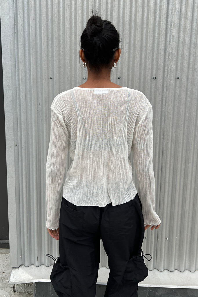 Sheer cardigan canada store