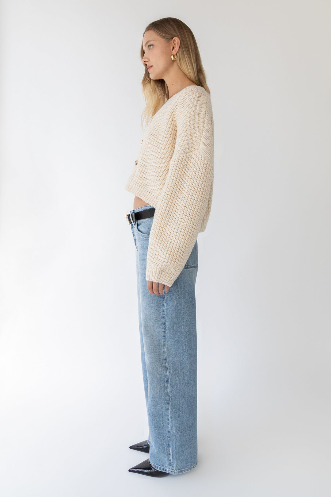 Cardigan chunky oversized style Long Coat