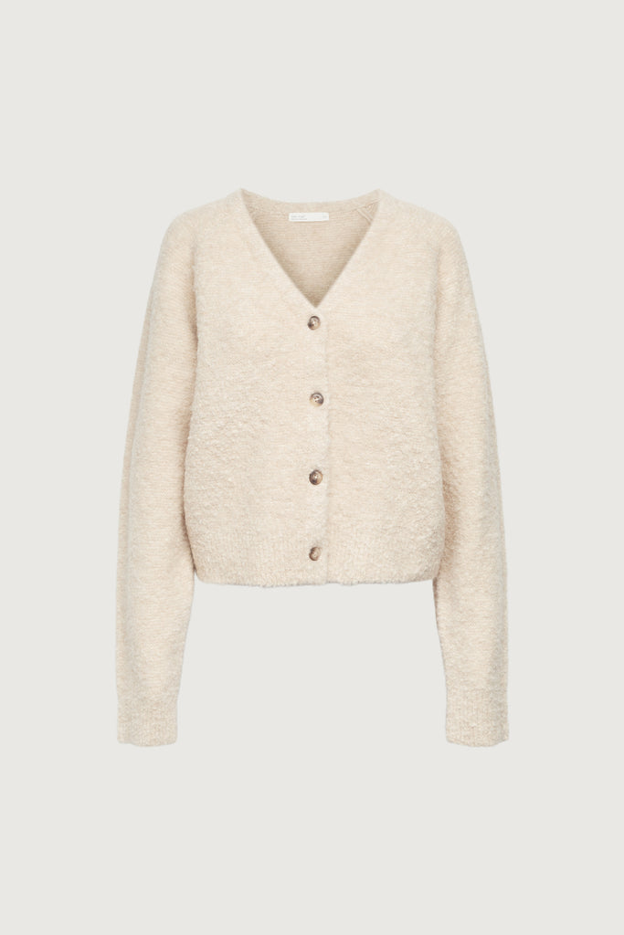 Boucle Knit Button Front Cardigan | OAK + FORT – OAK + FORT USA