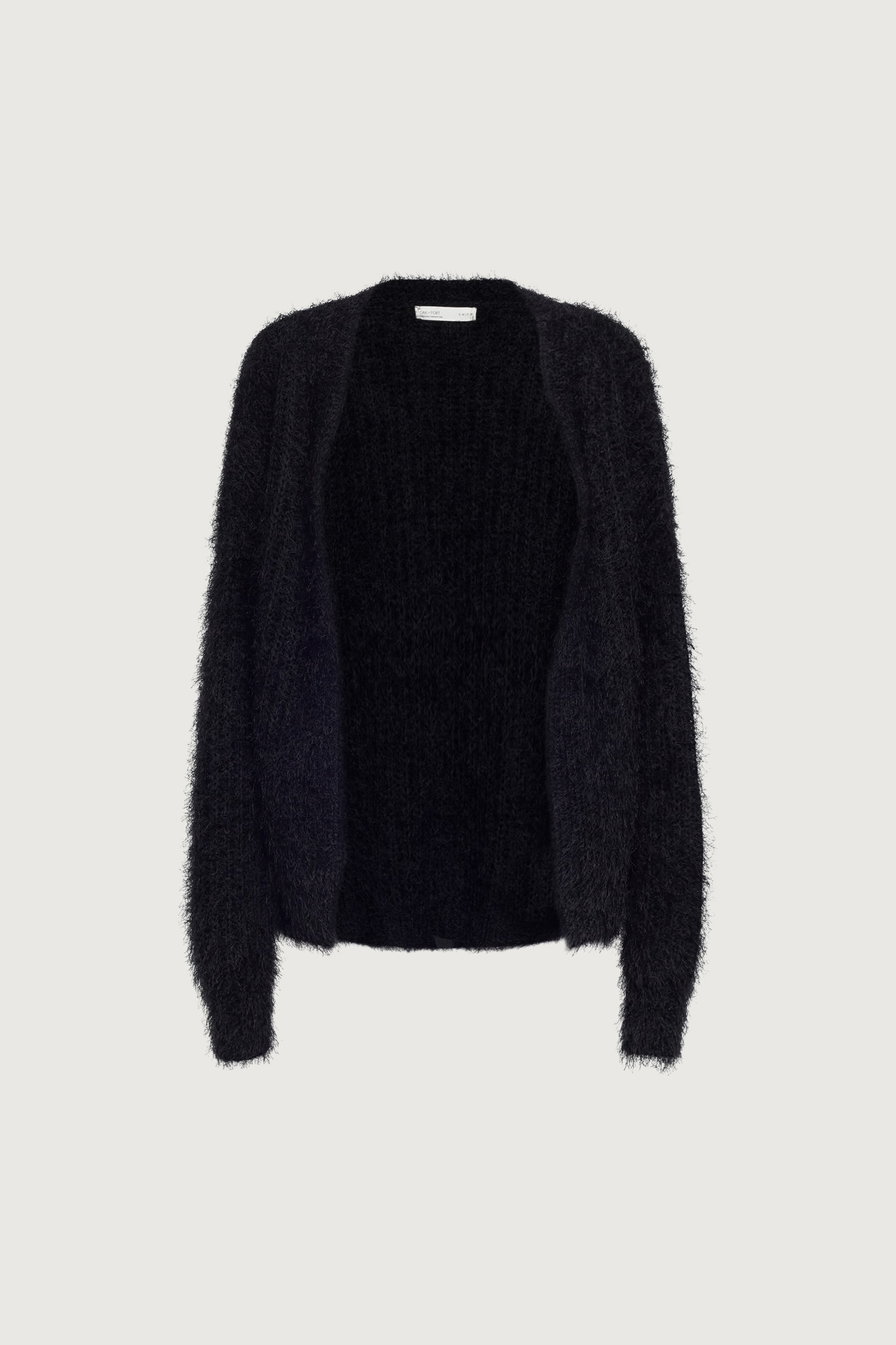 Fuzzy Open Front Cardigan | OAK + FORT – OAK + FORT USA