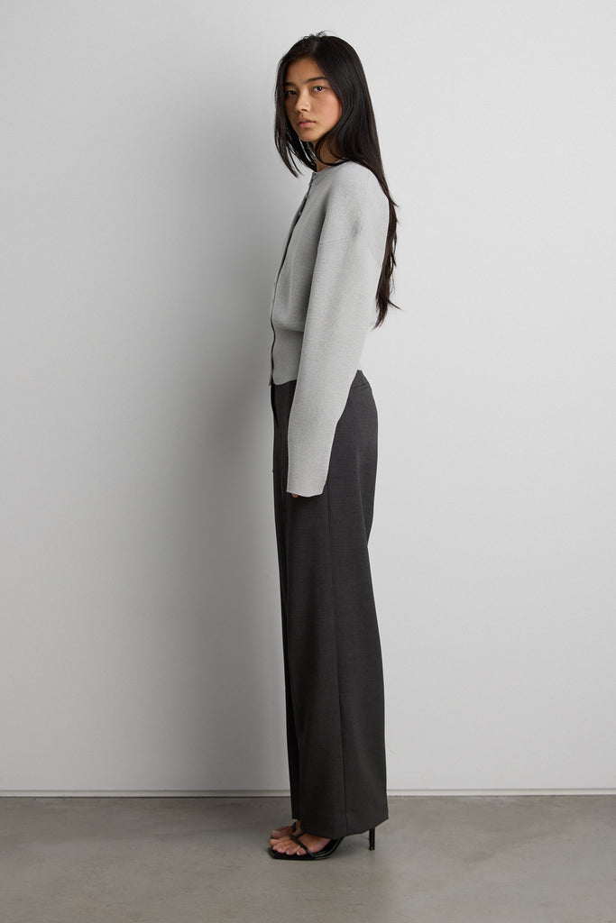 Cinched Waist Button Front Cardigan | OAK + FORT – OAK + FORT USA