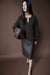 Relaxed fit button front cardigan in coffee bean — main image