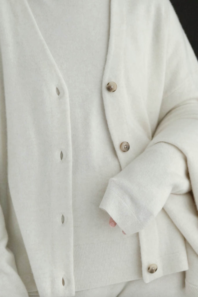 Cardigan After Time En 100% Cachemire - Taille 38 (S) - Rose - Occasion Très Bon état - Très Doux Et Chaud