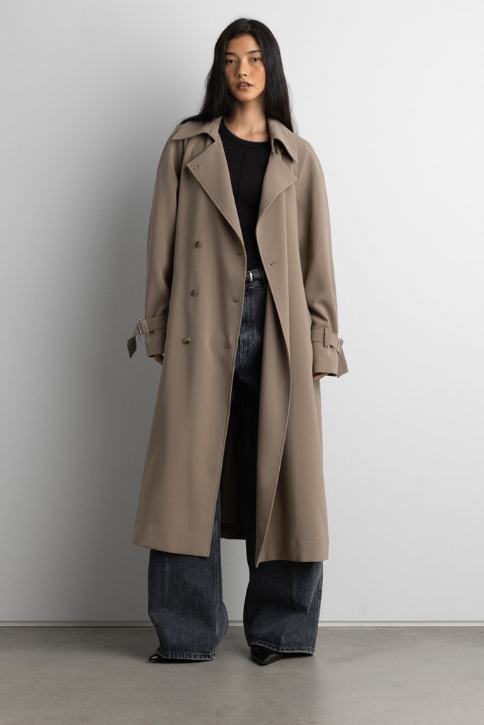 Oversized Trench Coat OAK FORT – OAK FORT USA
