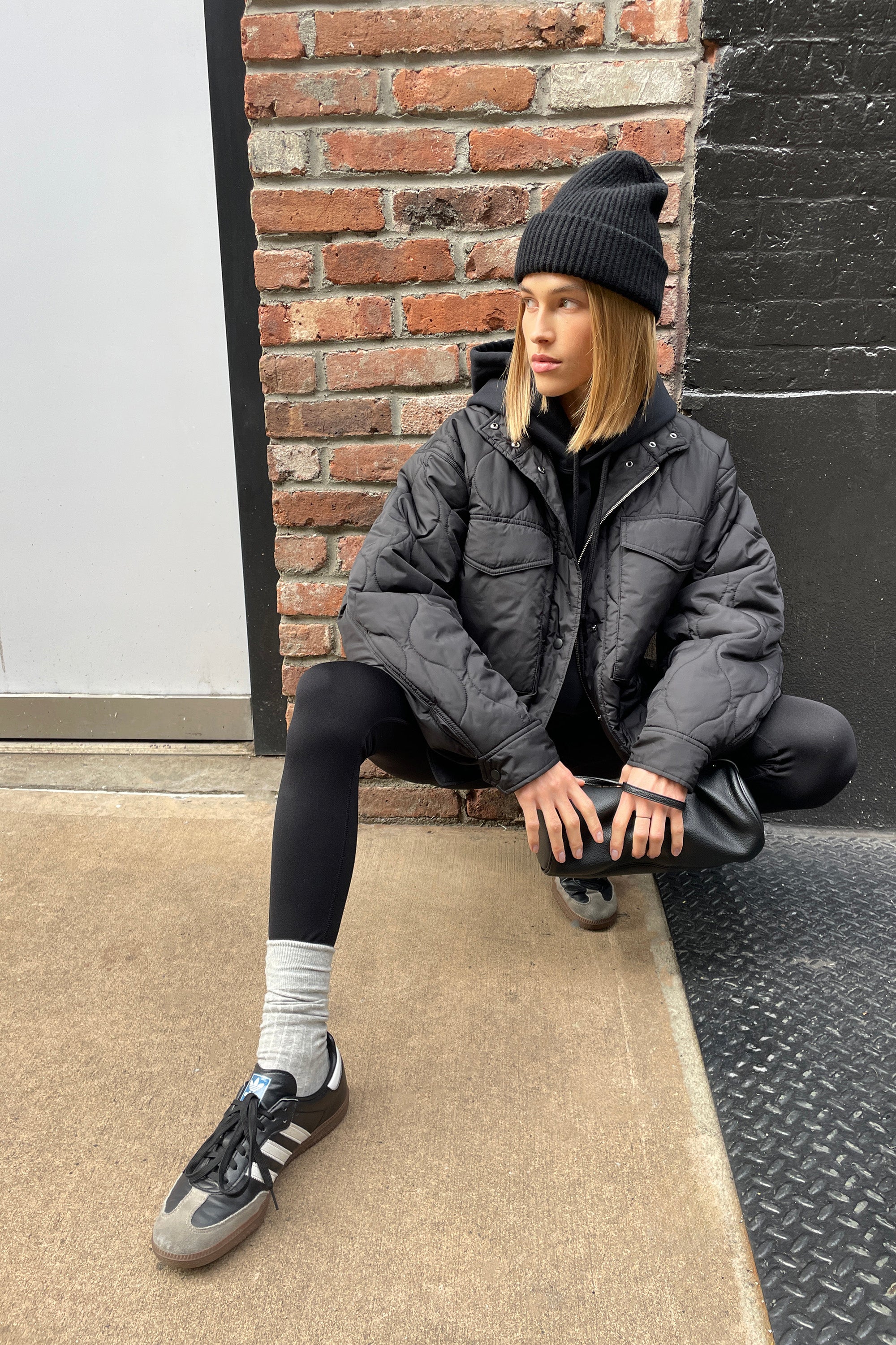 Quilted Puffer Shacket | OAK + FORT – OAK + FORT USA