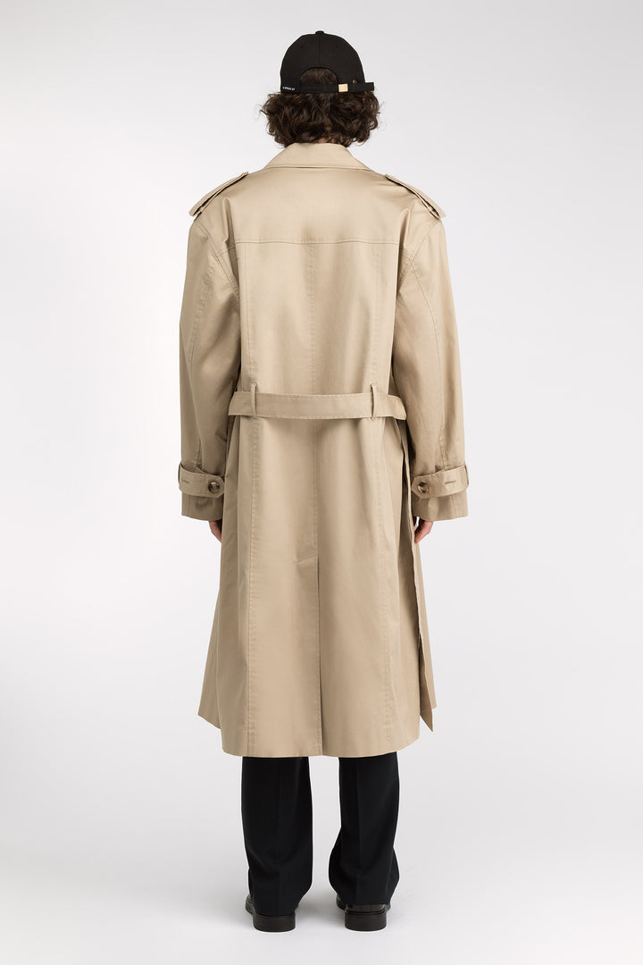 WATER REPELLENT COTTON TRENCH COAT