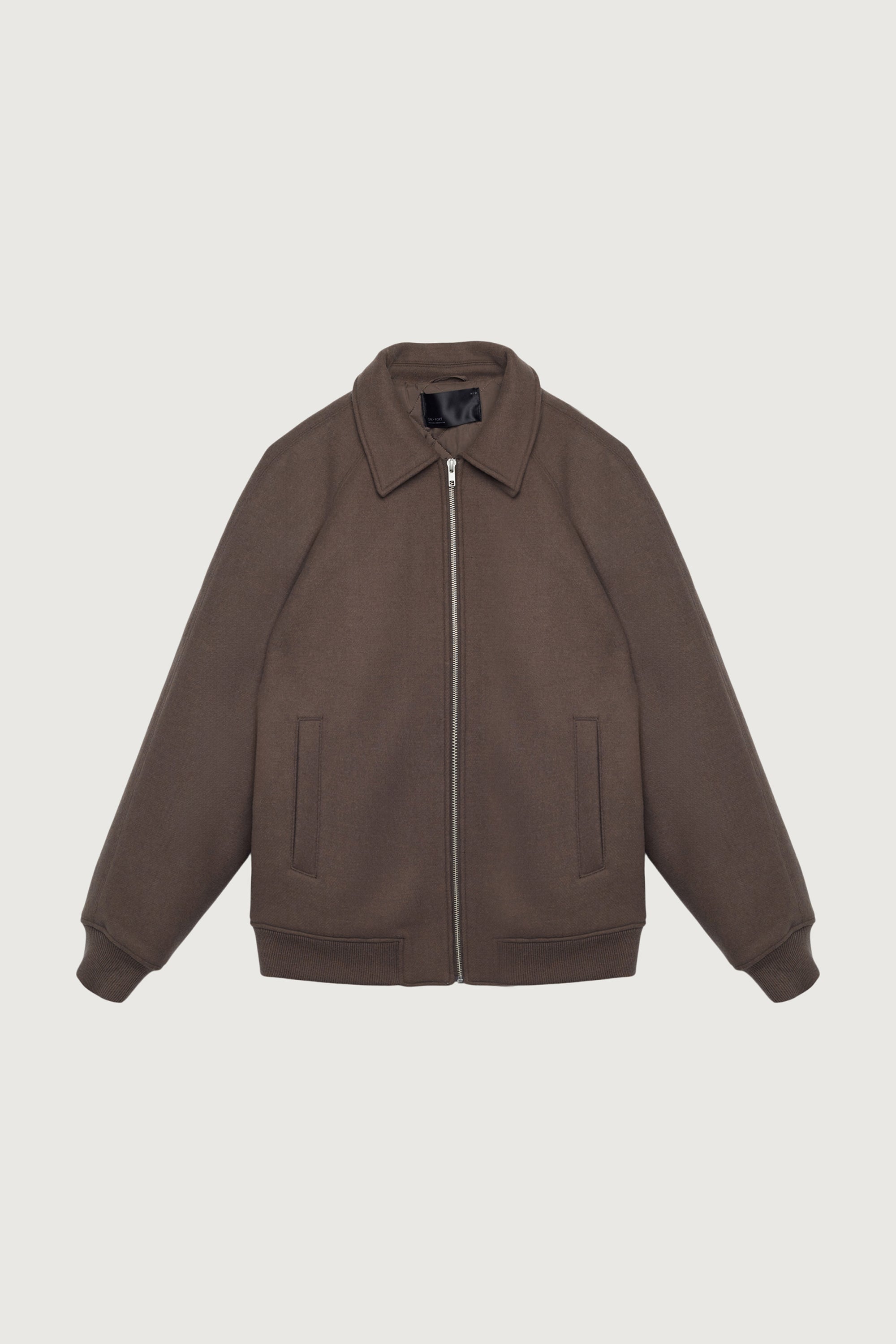 Wool Blend Bomber Jacket | OAK + FORT – OAK + FORT USA