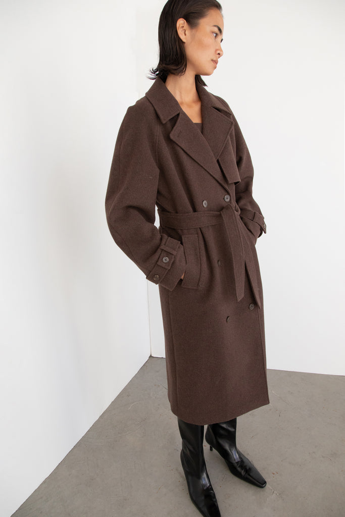 WOOL-BLEND TRENCH COAT - Main Image