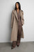 New oversized trench coat in brindle — main image