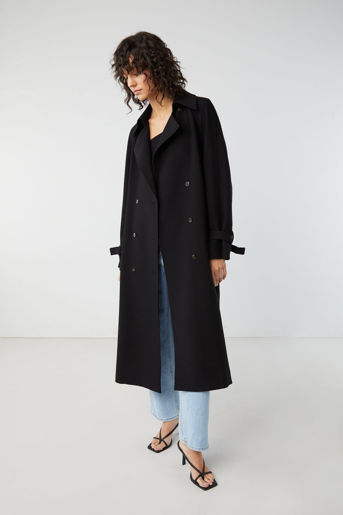 Oversized Trench Coat OAK FORT – OAK FORT USA