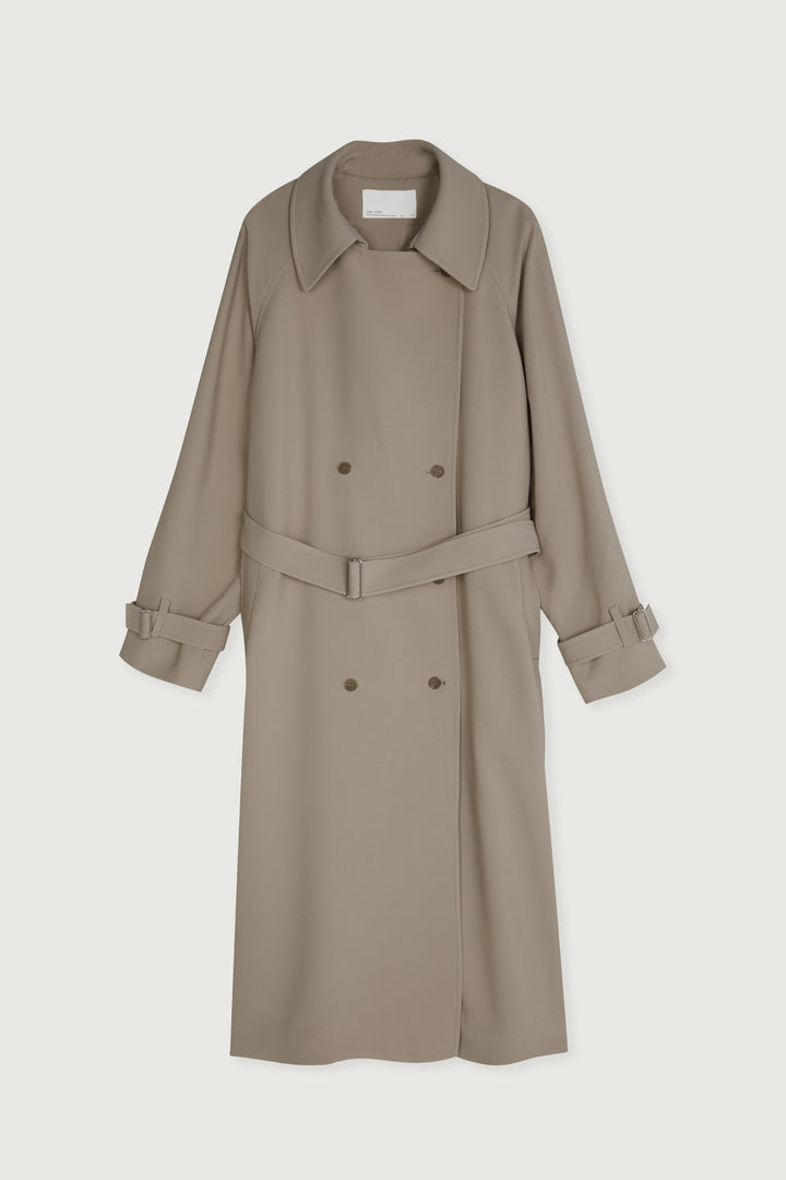 OVERSIZED TRENCH COAT in Brindle — alternate angle