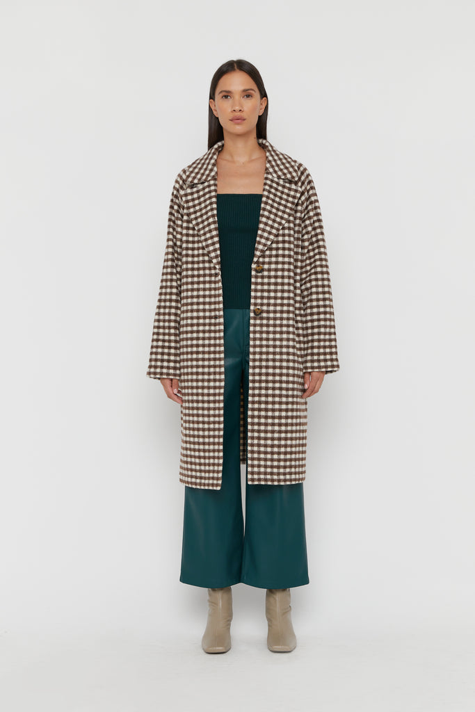 HOUNDSTOOTH COAT - Main Image