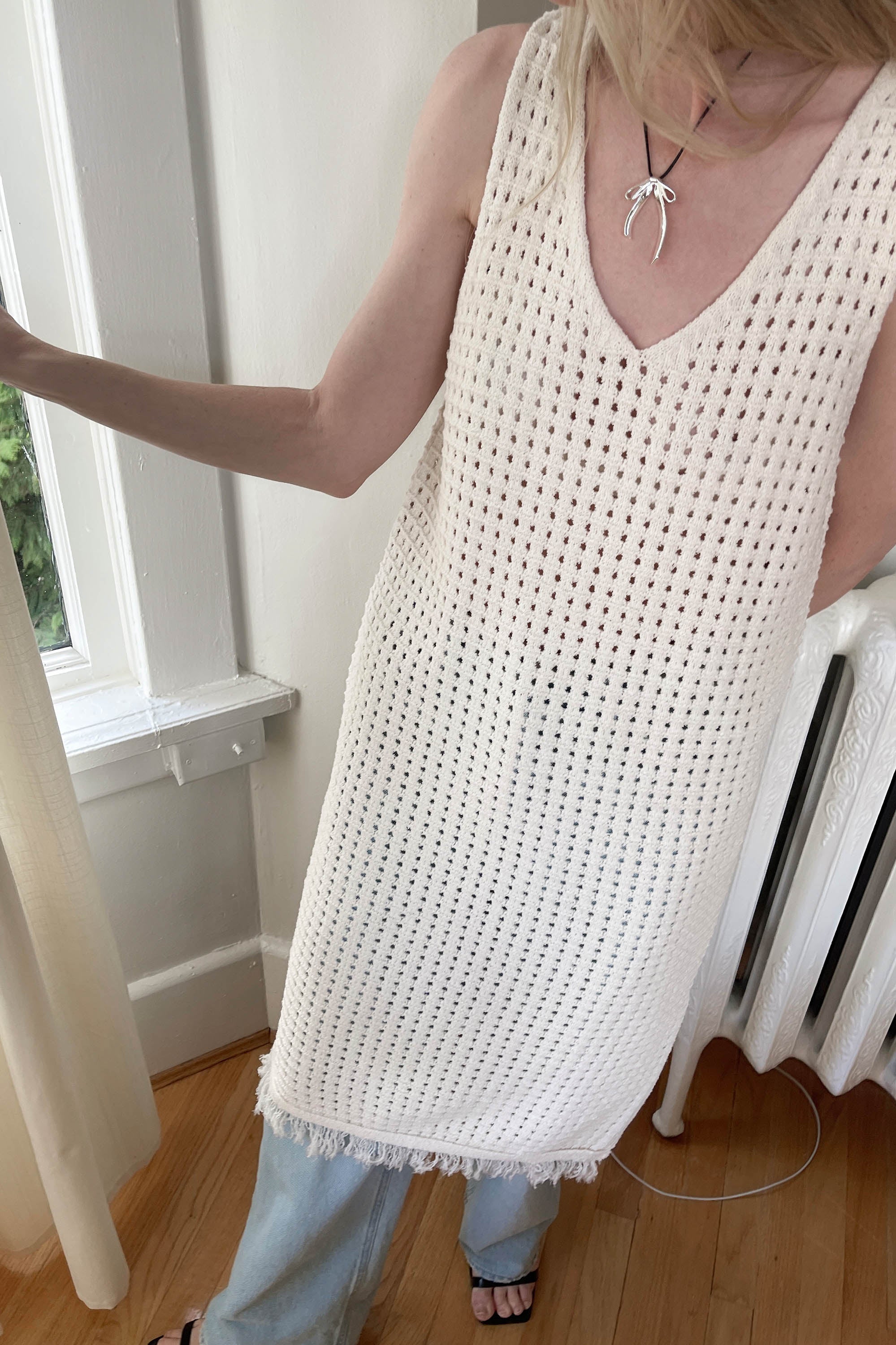 Midi Crochet Dress