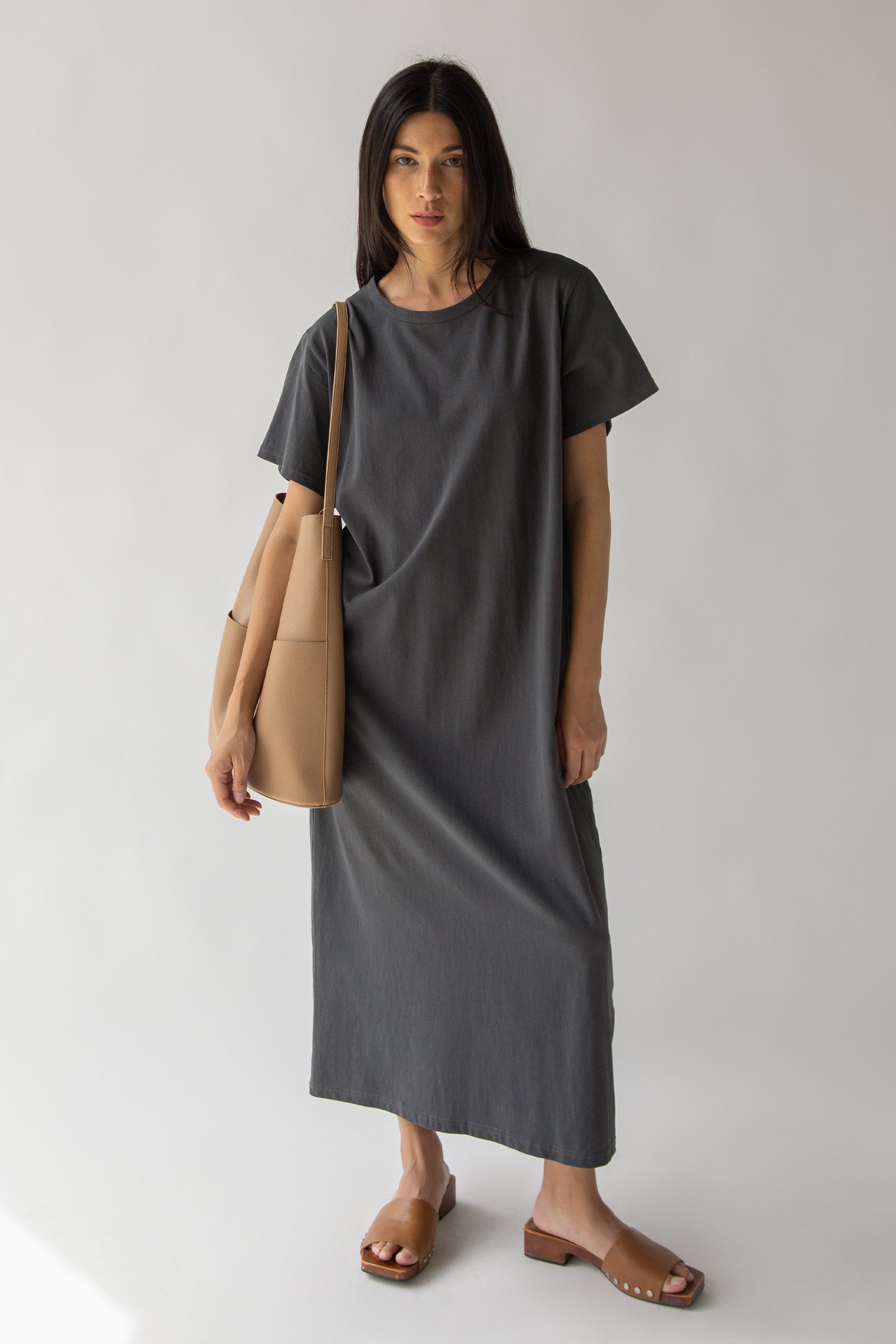 oak and fort shirt dress SHORT SLEEVE SHIRT DRESS