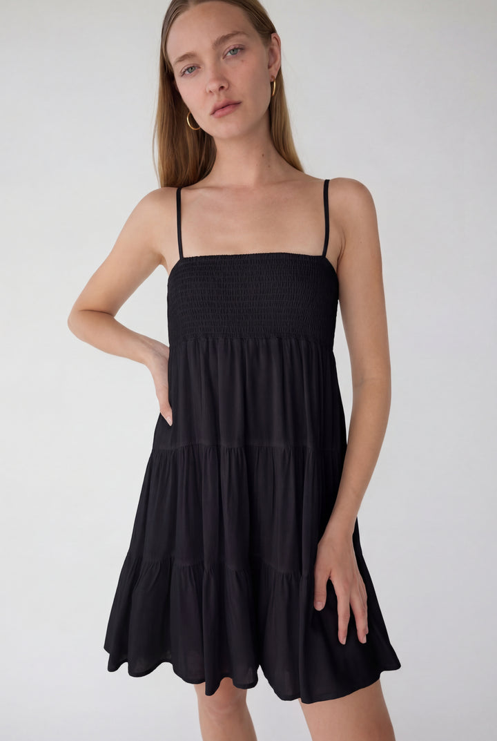 knee length dresses for ladies Women's Crimson Mini Dress Black in Size XL by Outcast