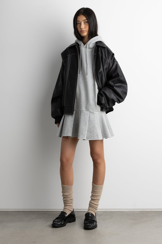Hoodie Mini Dress | OAK + FORT – OAK + FORT USA