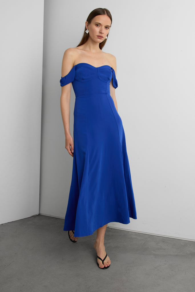 sweetheart corset linen dress BHLDN Satin Bustier Sweetheart Mini Dress