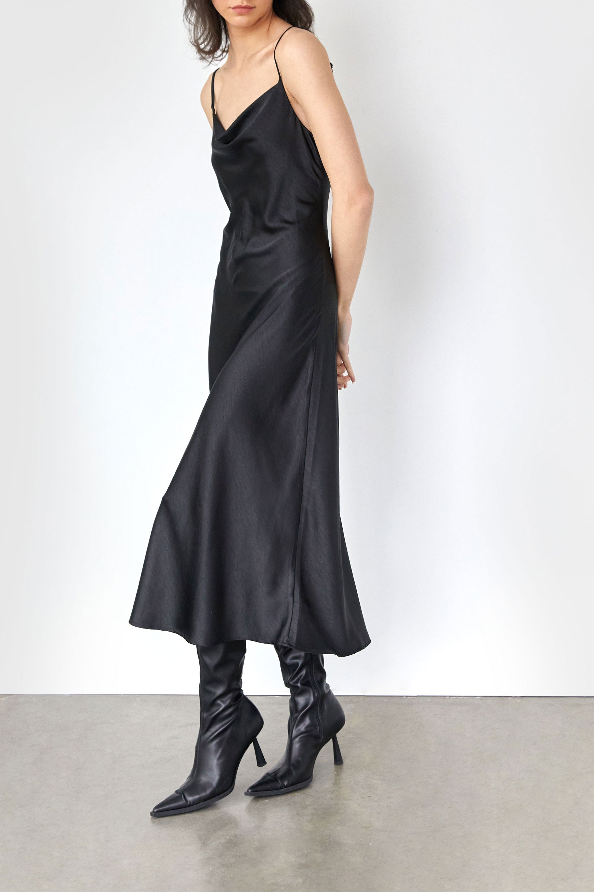 cowl neck slip dress Cowl Neck Slip Dress