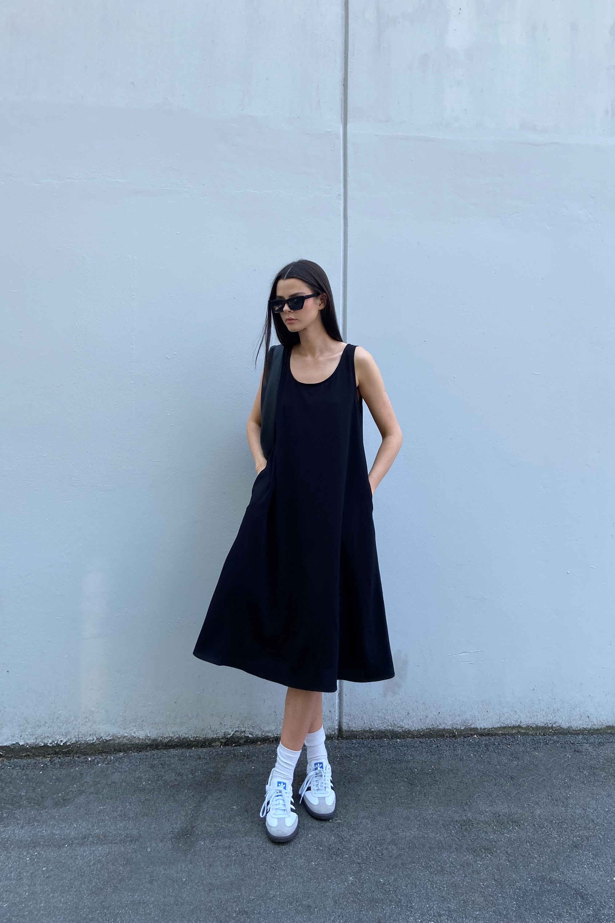 Tank Midi Dress with Pockets | OAK + FORT  OAK + FORT USA