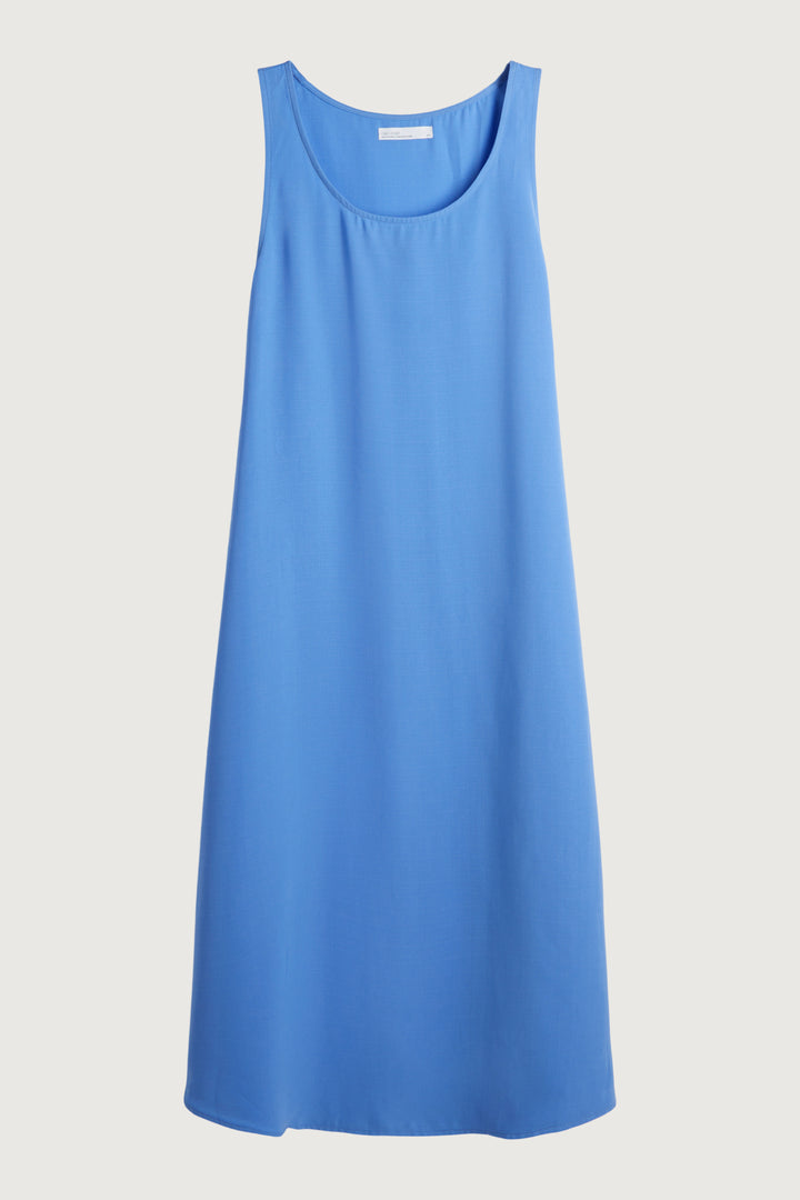 TANK MIDI DRESS WITH POCKETS in Ultramarine — alternate angle