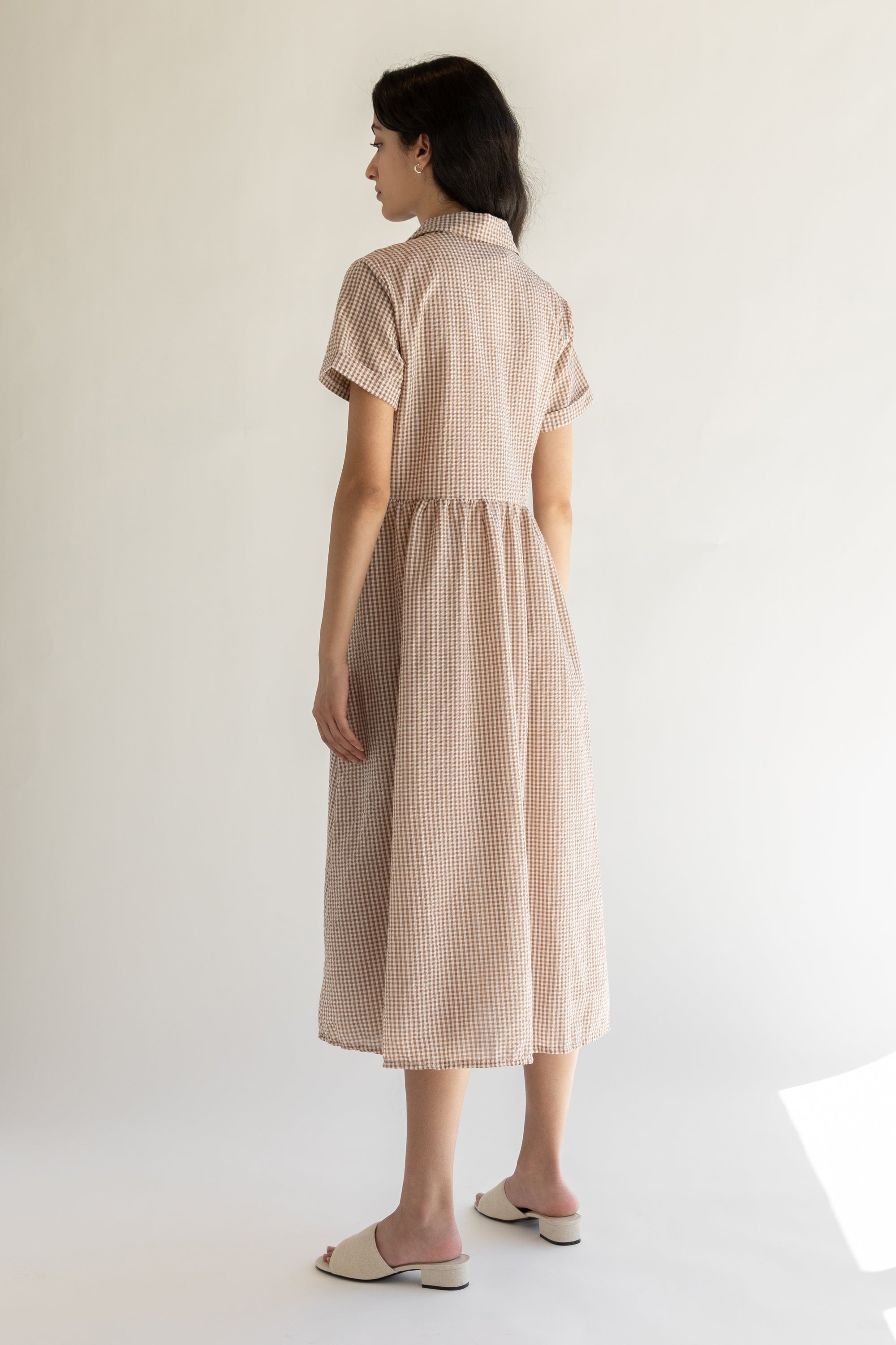 Gingham Wrap Dress | OAK + FORT OAK + FORT USA Gingham Wrap Dress | OAK + FORT OAK + FORT USA