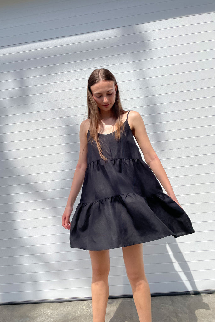 TIERED MINI DRESS TIERED MINI DRESS