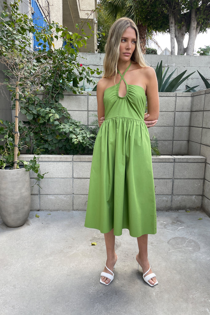 HALTER NECK MIDI DRESS HALTER NECK MIDI DRESS