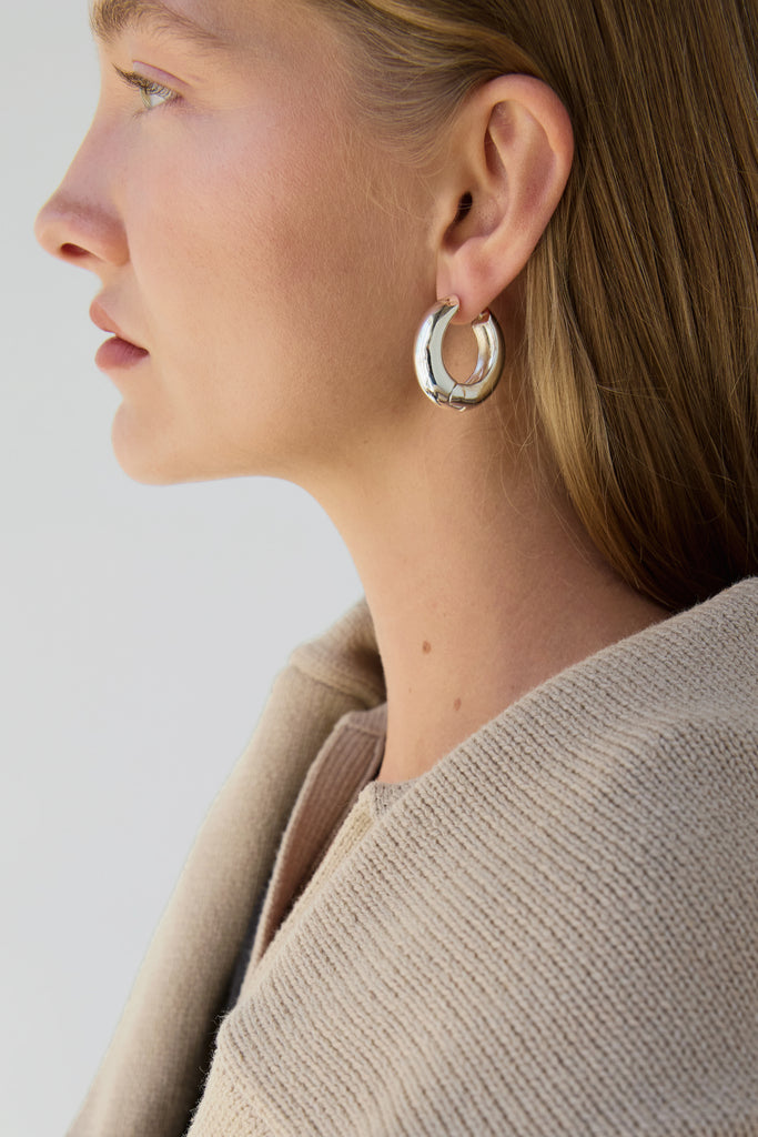 Chunky Hoop Earrings | OAK + FORT – OAK + FORT USA