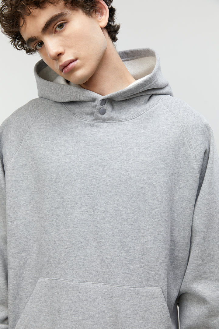 CLASSIC HOODIE in Dark Heather Grey — alternate angle