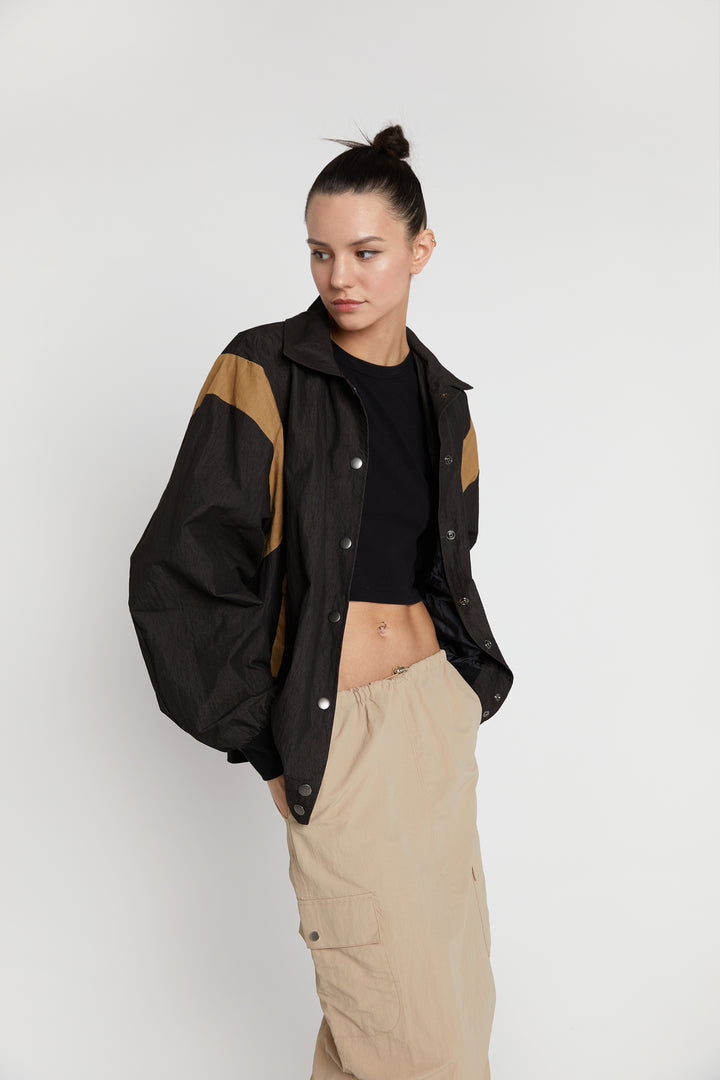WINDBREAKER JACKET in Black — alternate angle