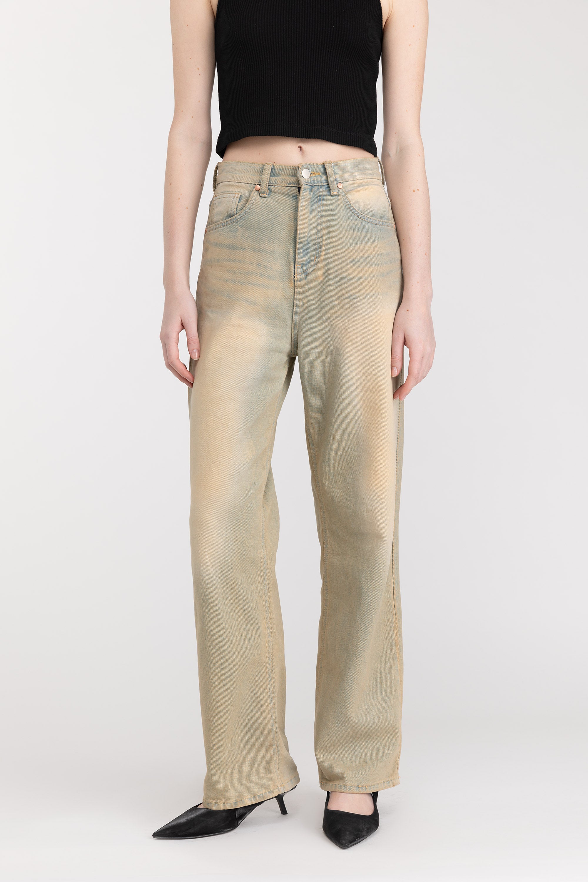 Relaxed Fit Denim Jeans | OAK + FORT – OAK + FORT USA