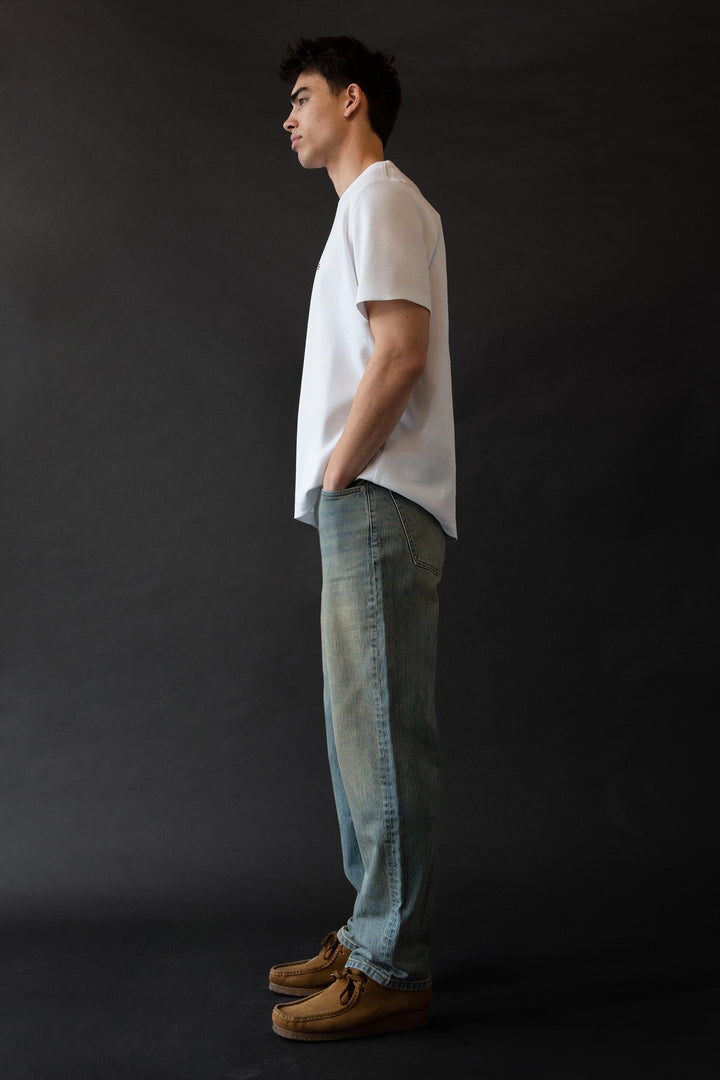 RELAXED FIT TAPERED JEAN