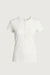 Slim fit henley neck t-shirt in ivory — main image