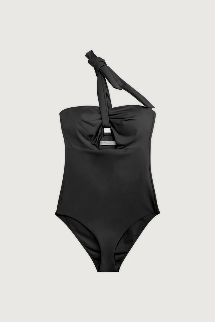 CUTOUT HALTERNECK SWIMSUIT