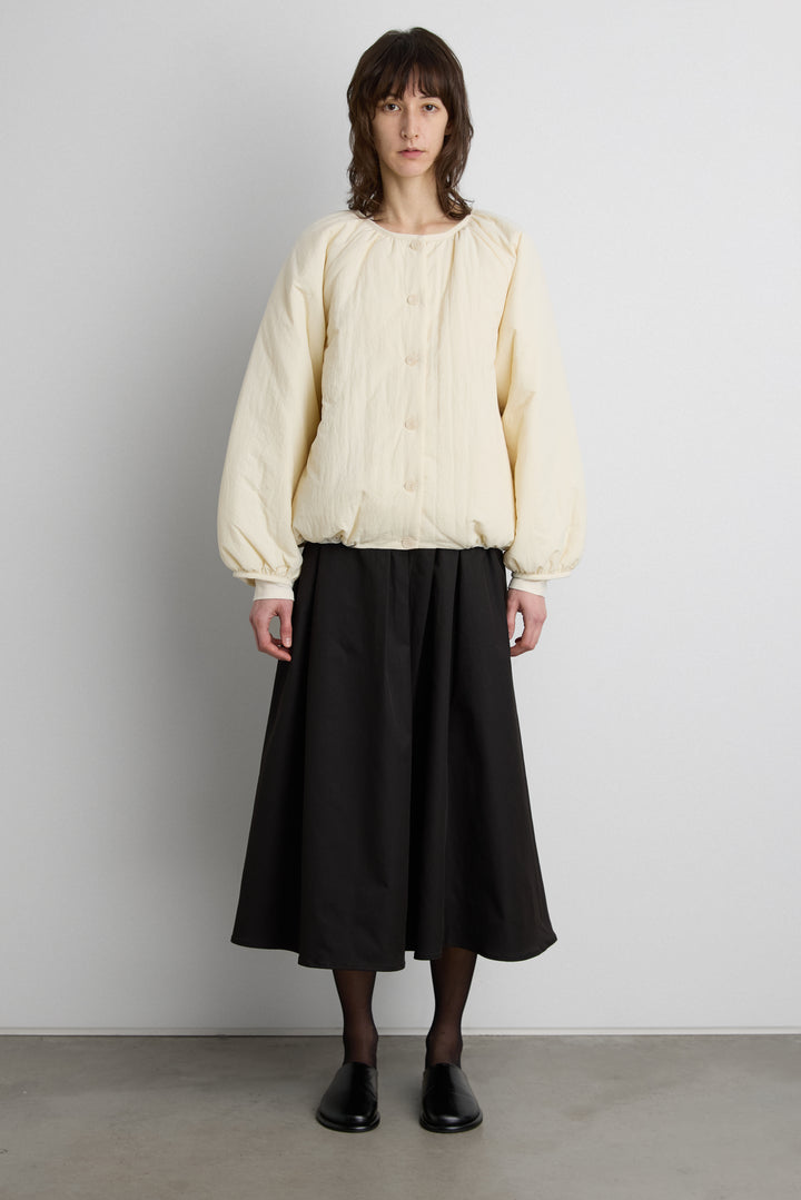 PADDED LINER JACKET in Cream — alternate angle