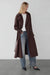 Oversized trench coat with funnel neck in coffee bean — main image