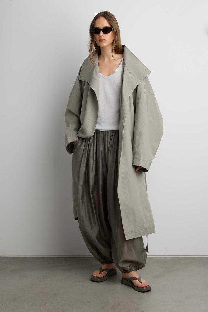 アントン Oversized Open Front Coat | OAK + FORT – OAK + FORT USA