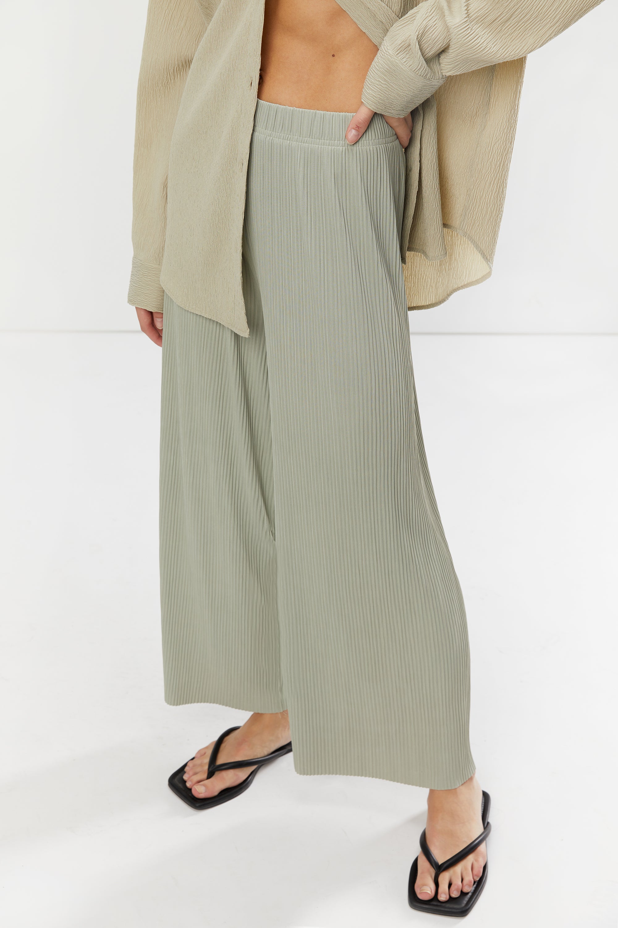 Pleated Pant | OAK + FORT – OAK + FORT USA