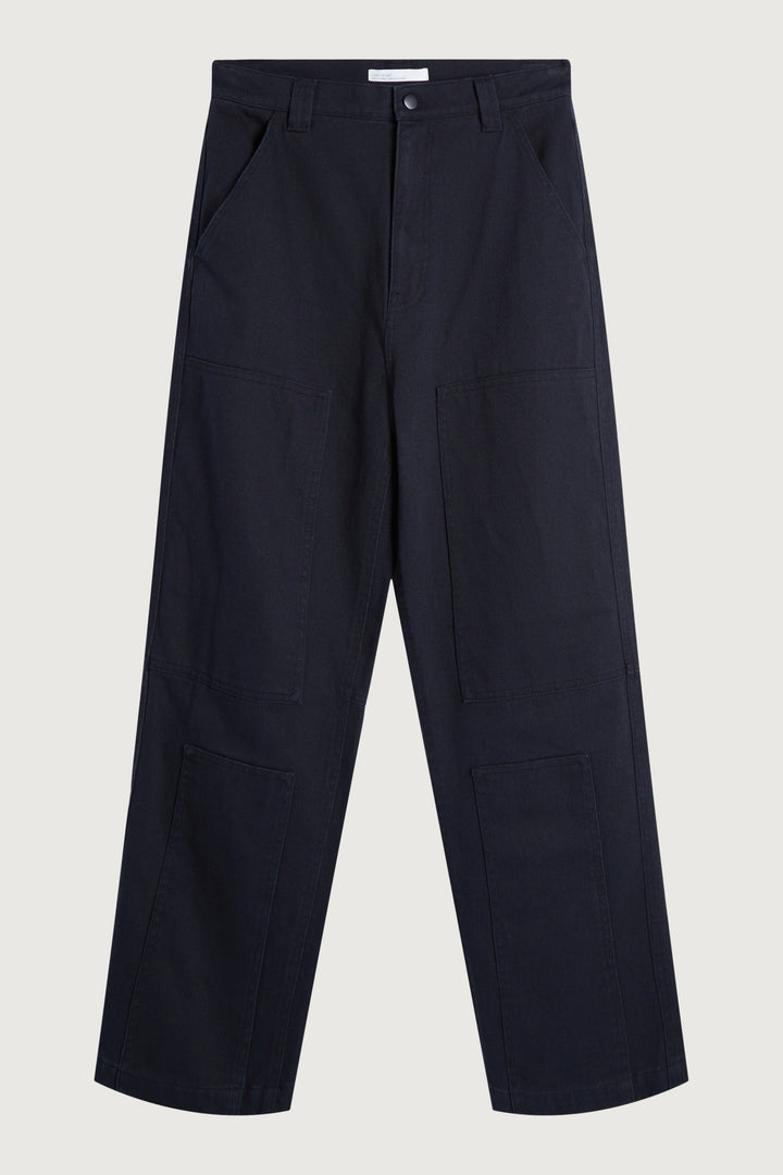 TWILL CARPENTER PANT in Black — alternate angle