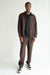 Straight leg dress pant in coffee bean — main image
