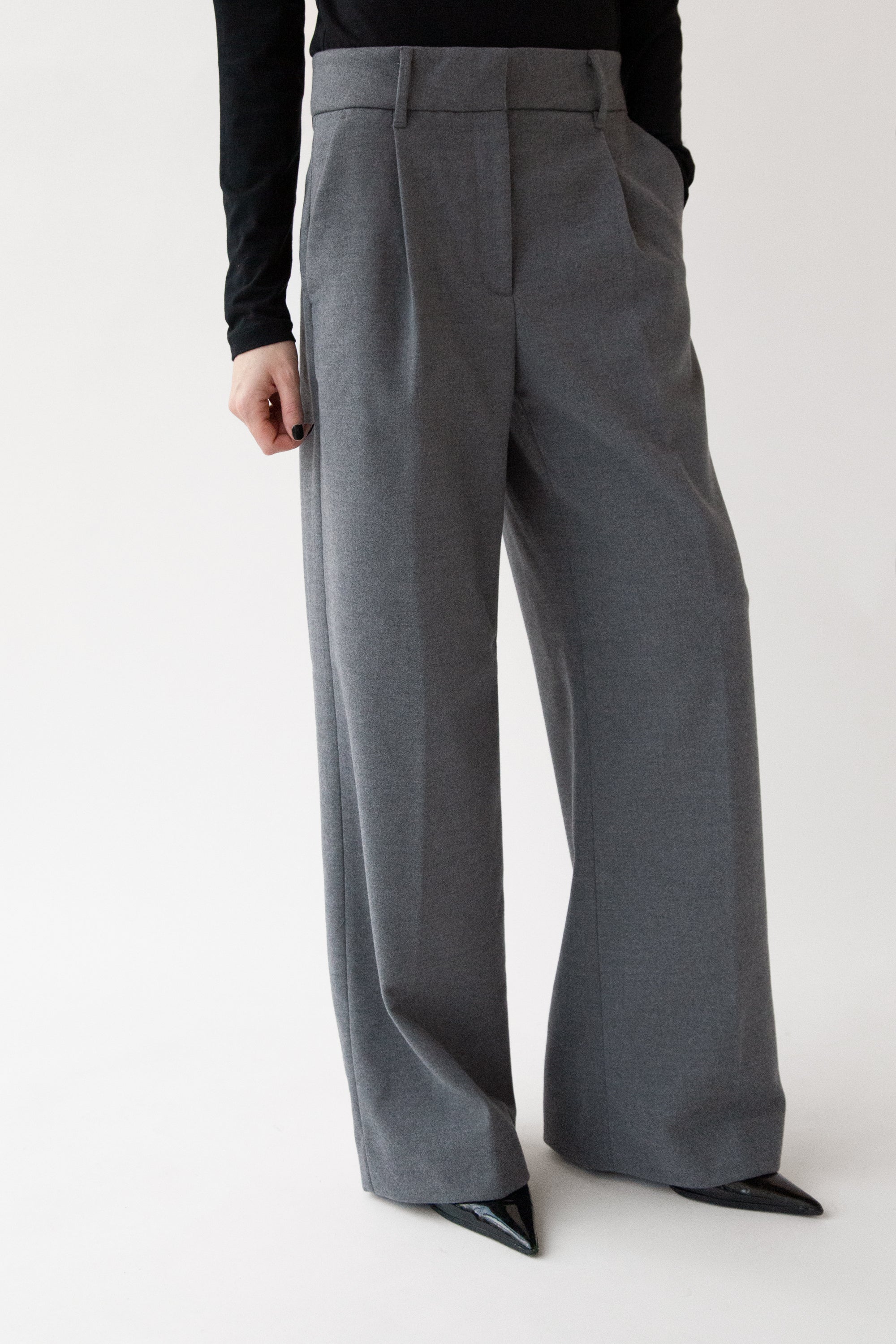 Wide Leg Trouser | OAK + FORT – OAK + FORT USA