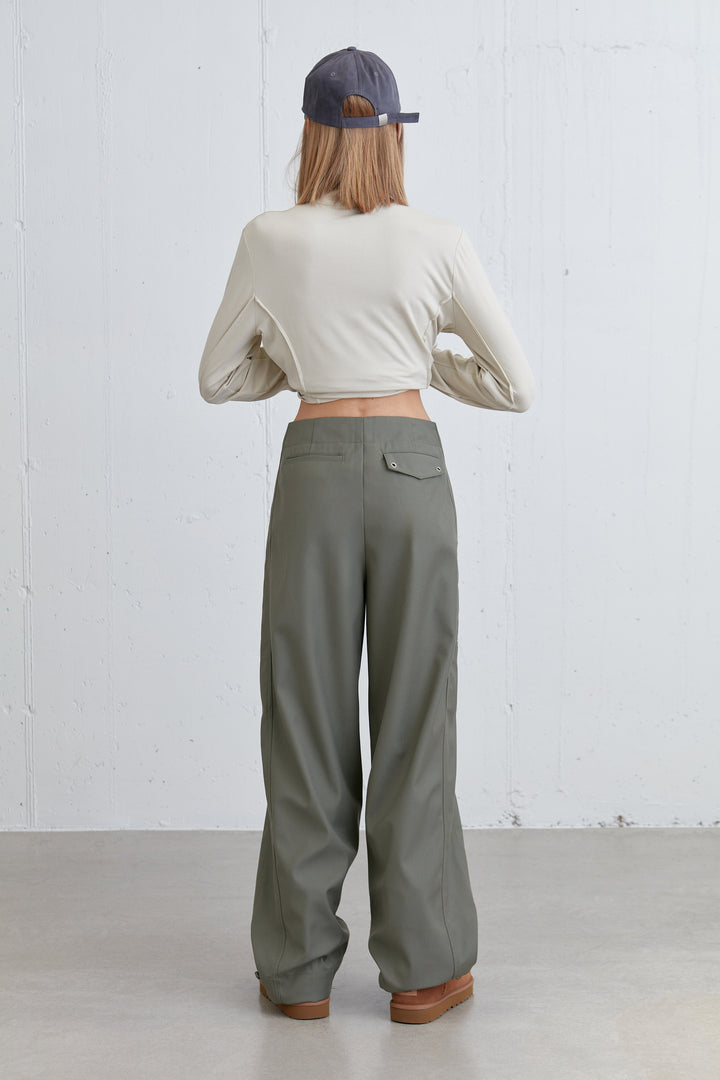 WIDE LEG PARACHUTE PANT