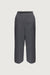 CROPPED HALF ELASTIC WAIST PANT