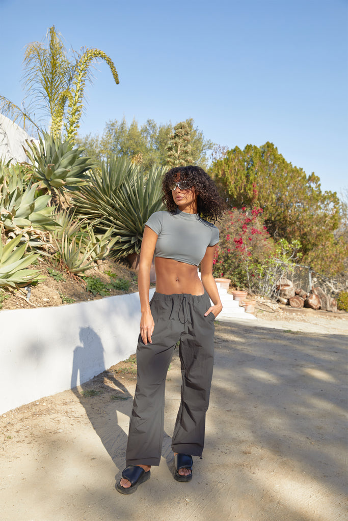 Recycled Nylon Parachute Pant | OAK + FORT – OAK + FORT USA